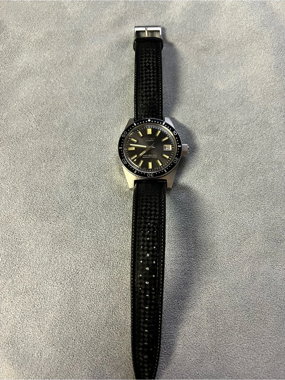 Vintage June 1966 Seiko 62MAS Diver 6217-8001 Big Crown Dolphin Back